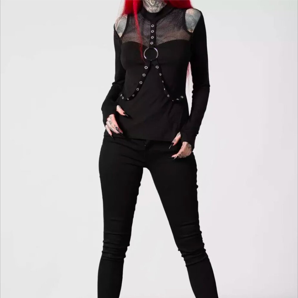 KILLSTAR O ring mesh top